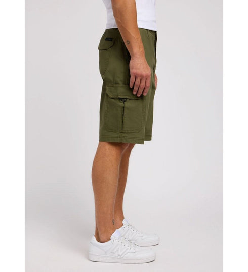 Lee Men's XM Crossroad Cargo Shorts In Green Night
